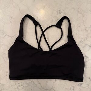 lululemon athletica Black Sports Bra, Size 2